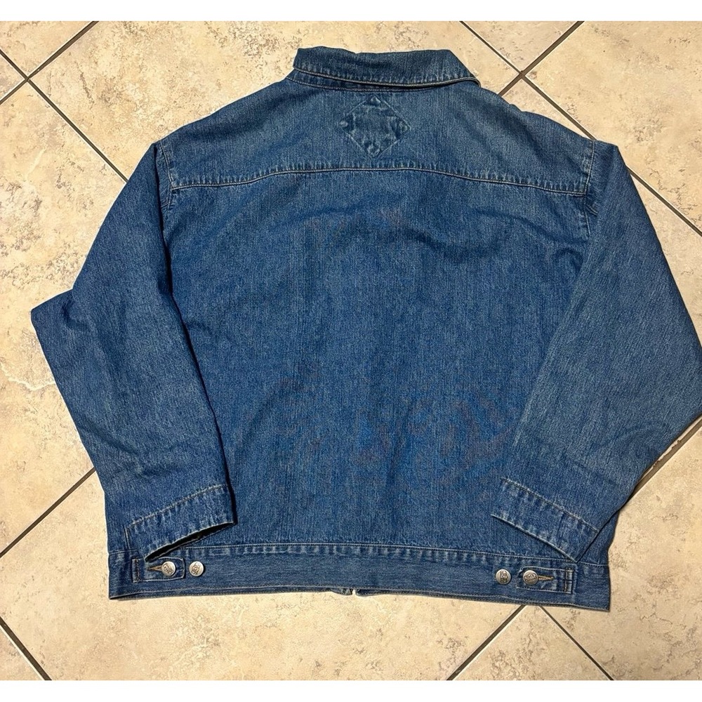 Y2k Vintage Route 66 Unisex Denim‎ Jacket size xl - Picture 2 of 9